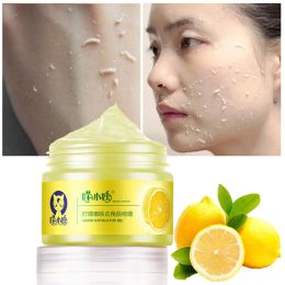 Lemon Cutin Gel Dead Skin Cleaning Pore Facial General Scrub (Color: Yellow)