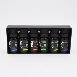 Sweet orange mint eucalyptus essential oil set (Color: Black)
