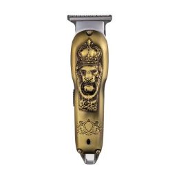 Electric Oil Head Gradual Hairdresser (Option: Gold-14x4x3cm-Charger)
