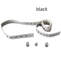 Magnetic Buckle Type Restraint And Fixing Strap (Option: Black-Double layer anti cutting)
